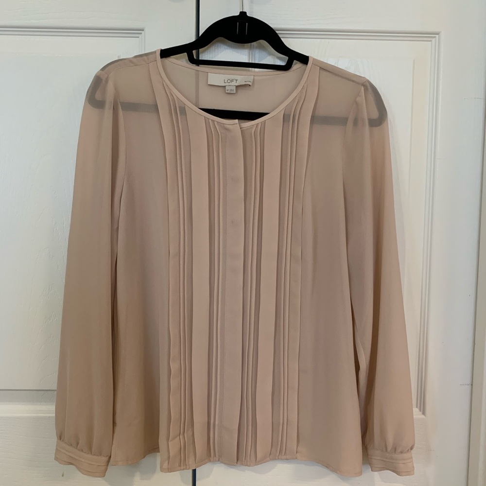 Ann Taylor LOFT sheer blouse